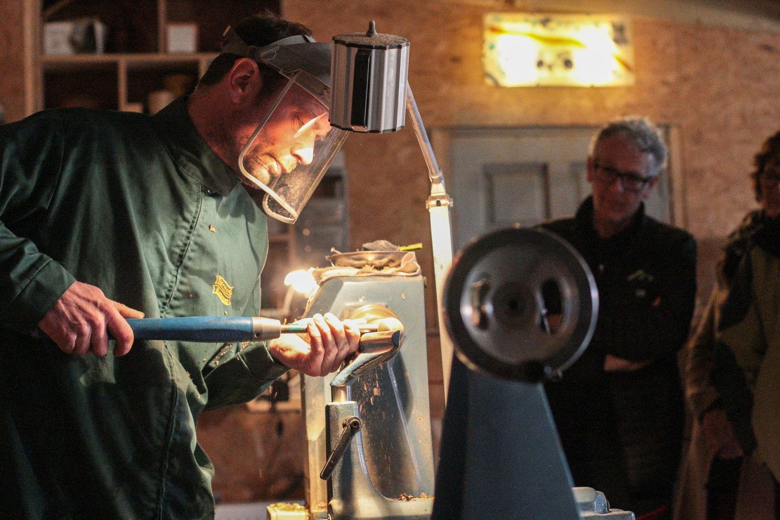 woodturner at Bluebell Lane Glamping