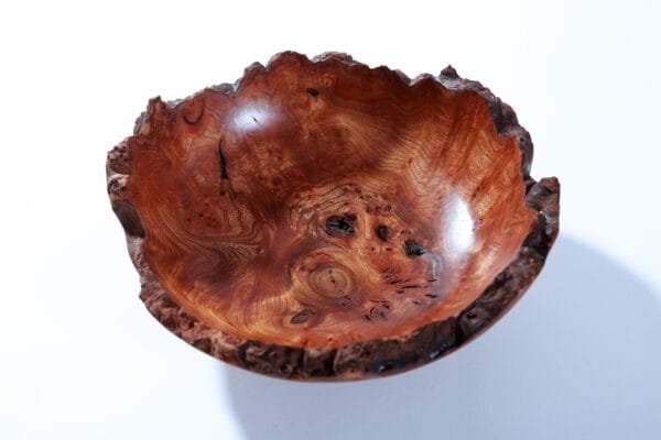 Elm natural edge bowl - Image 4